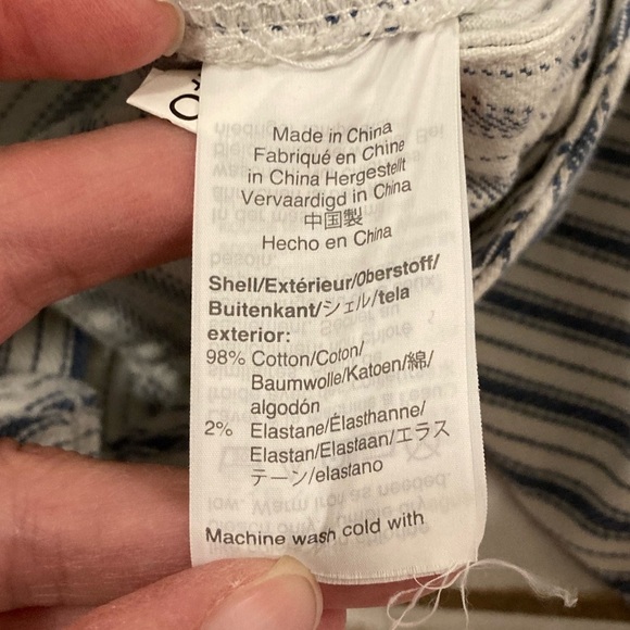 Madewell Emmett Wide-Leg Crop Pants in Stripe Button-Front Edition Moe Stripe 27 - Picture 14 of 16